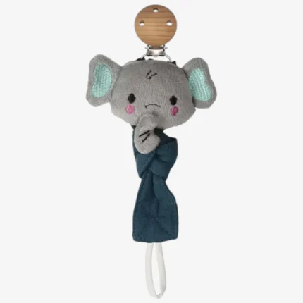 elephant fabric dummy clip