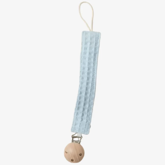 light blue honeycomb cotton dummy clip