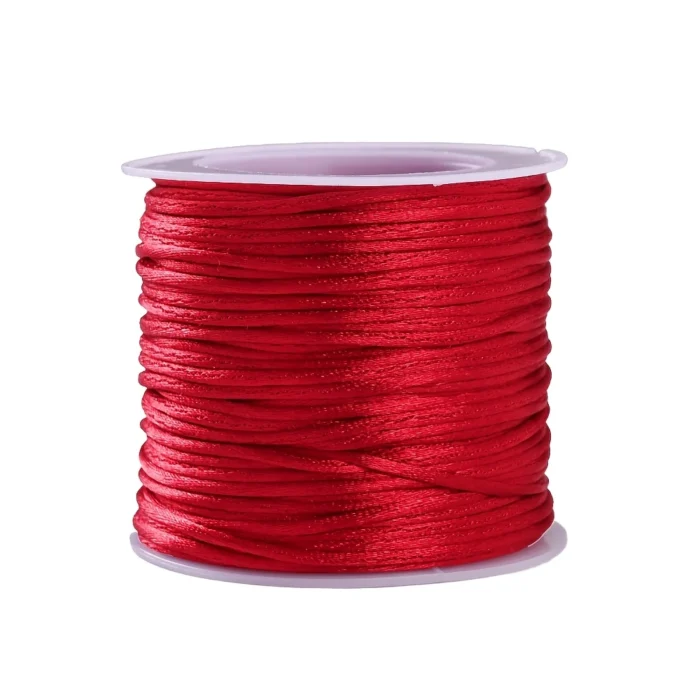 red 1.5mm nylon cord